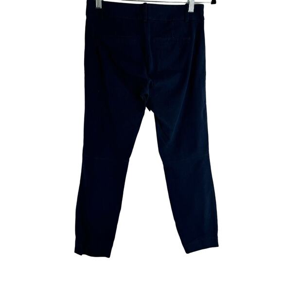 J Crew Minnie Pants Women's Navy Blue Wool Blend Skinny Ankle Fit size 00 - Picture 4 of 4